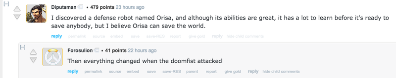 Illustration for article titled The Internet Reacts To Orisa, Overwatch's Latest Hero